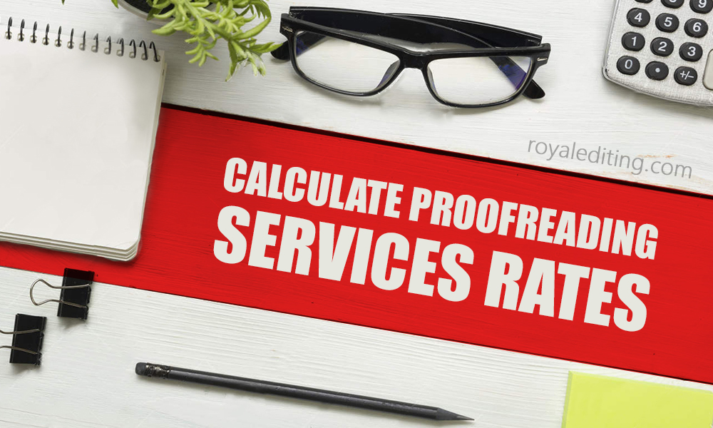 proofreading services rates